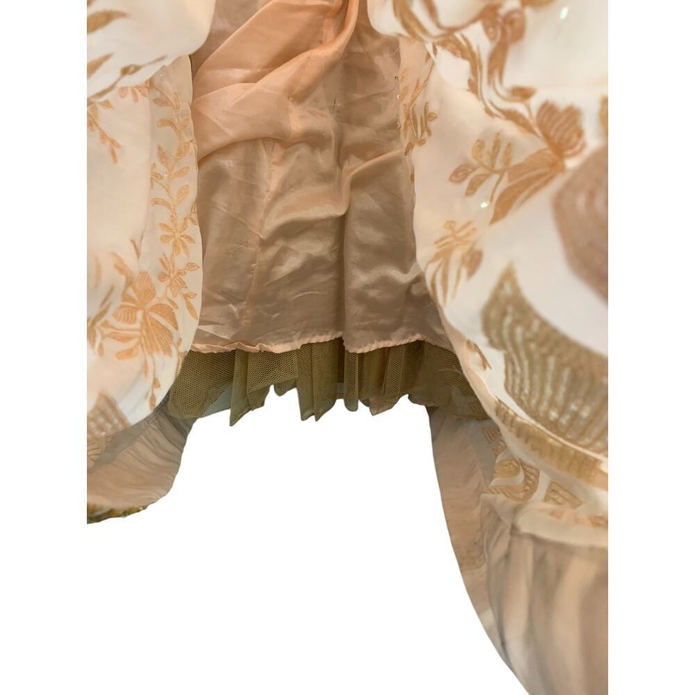 Rose Gold Skirt with Gold‎ Top - Picture 5 of 10